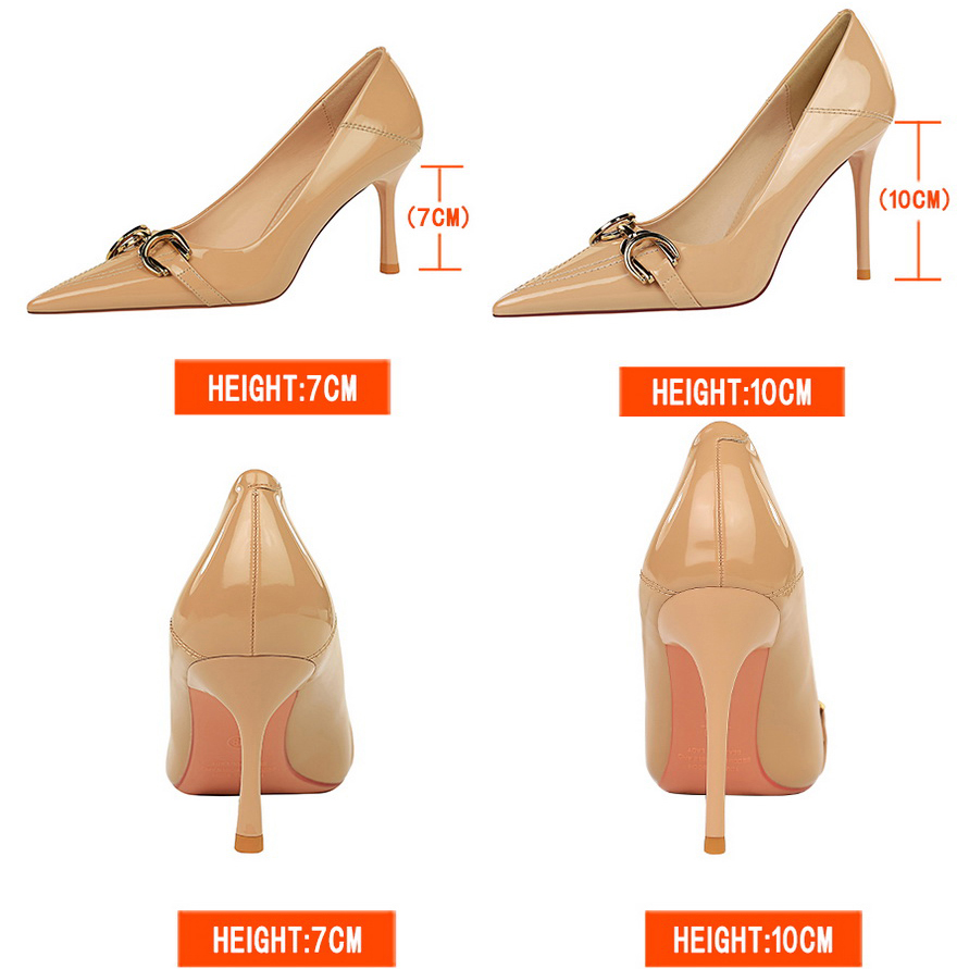 Luxury Women Pumps Metal Belt  - Shoe Tree recension och pris